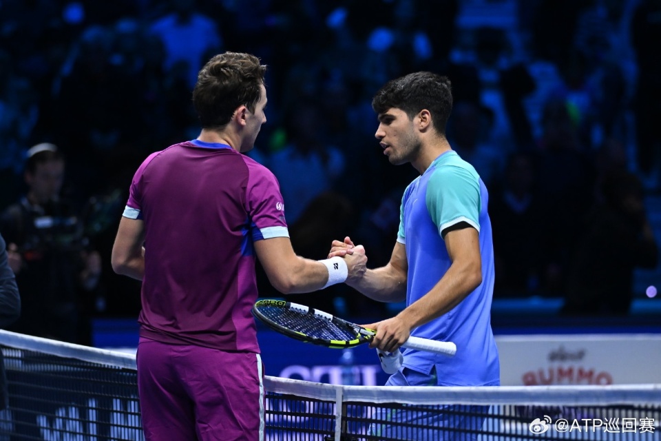 美网完胜ATP总决赛，鲁德带队取胜